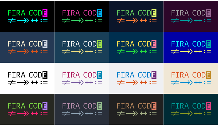 为 VSCode 添加上程序员专用字体 Fira Code的配图